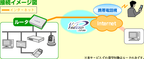 VPN構築 単拠点(NCSB接続、外部からの映像モニタ)